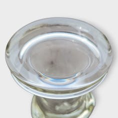 白瑠璃ガラス HAKURURI Polyhedron Vessel